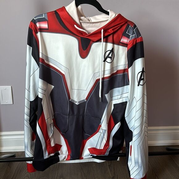 3D Marvel Cosplay Costume Pullover Hoodies Sweatshirt with Pockets - Picture 2 of 7